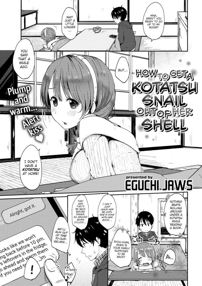[Eguchi Jaws] How to Get a Kotatsu Snail out of Her Shell