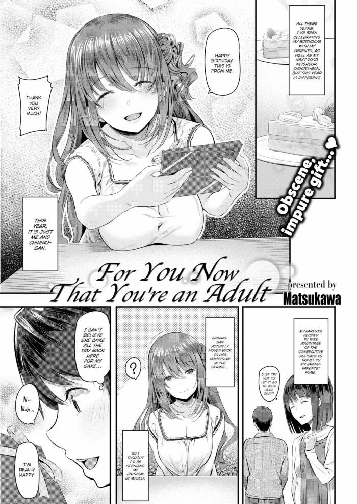 [Matsukawa] For You Now That You're an Adult