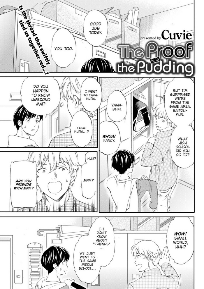 [Cuvie] The Proof Is in the Pudding