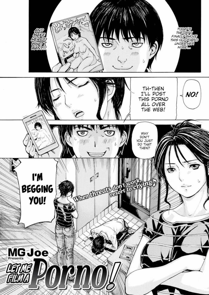 [MG Joe] Let Me Film a Porno!