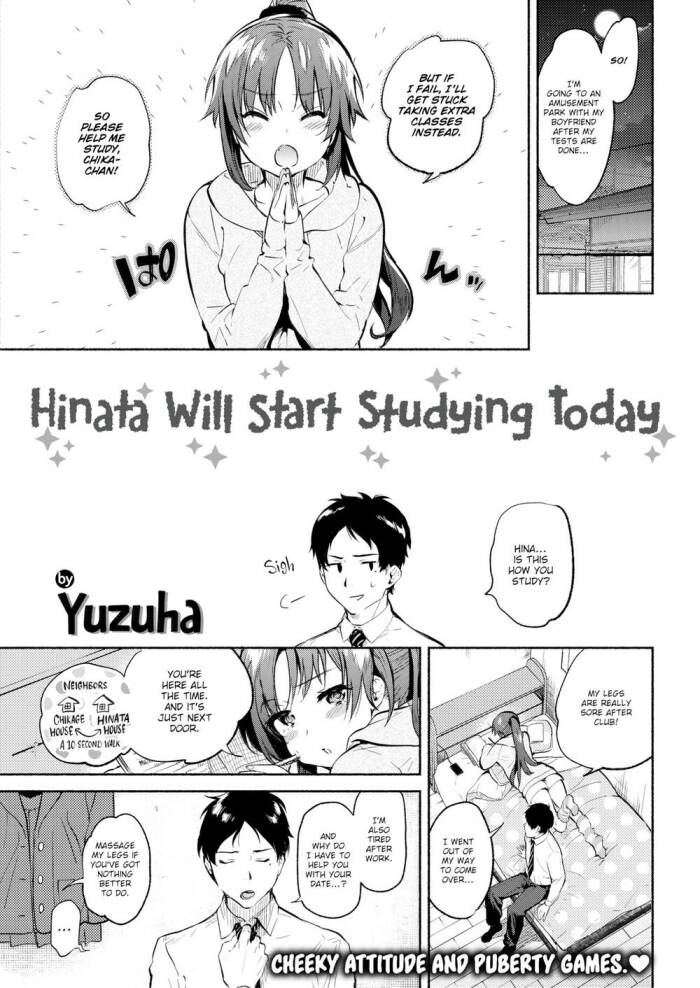 [Yuzuha] Hinata Will Start Studying Today