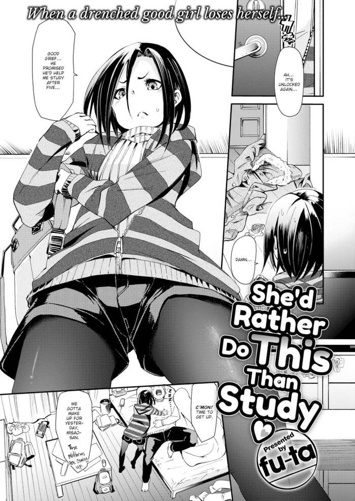 [fu-ta] She’d Rather Do This Than Study