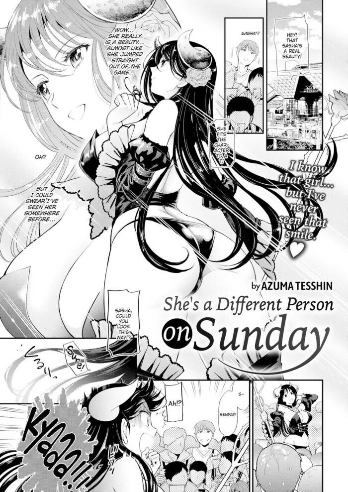 [Azuma Tesshin] She's a Different Person on Sunday