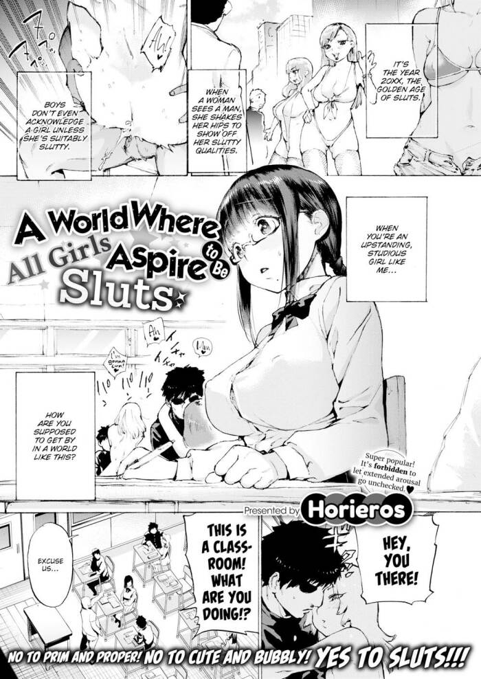 [Horieros] A World Where All Girls Aspire to Be Sluts