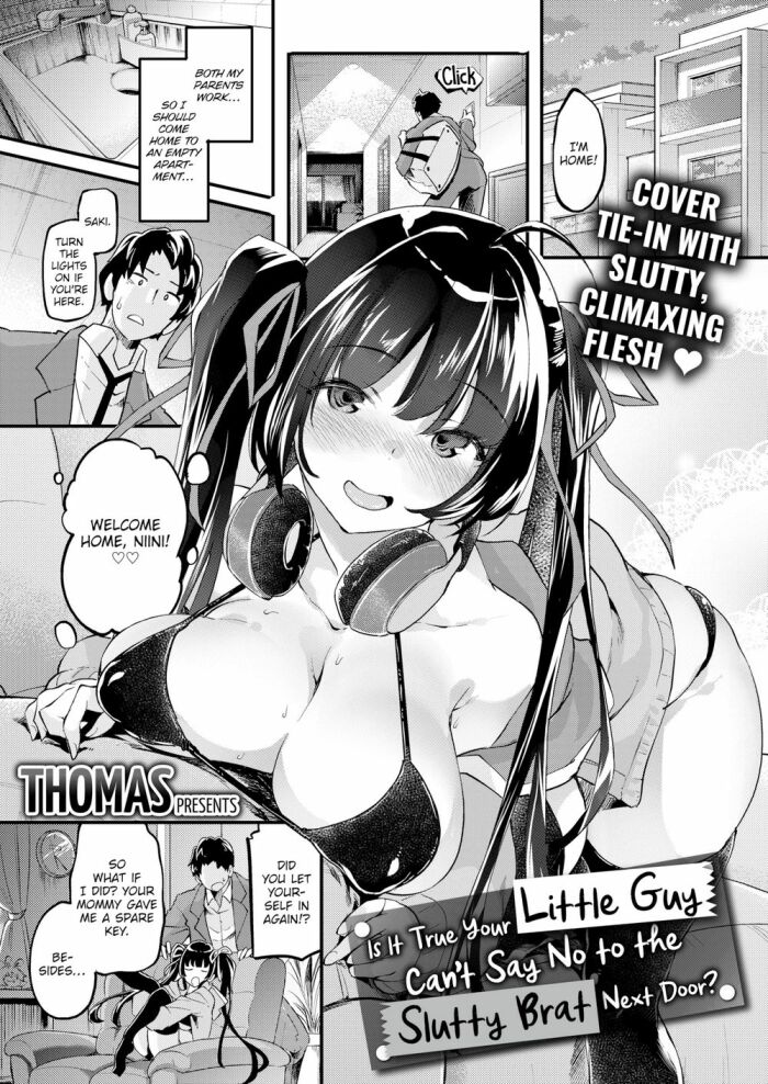 [Thomas] Is It True Your Little Guy Can’t Say No to the Slutty Brat Next Door_