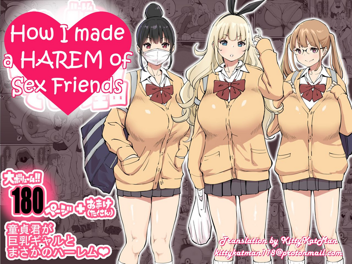 [Ailail (Ail)] Boku ni Harem SeFri ga Dekita Riyuu | How I made a Harem of Sex Friends [English] [KittyKatMan]