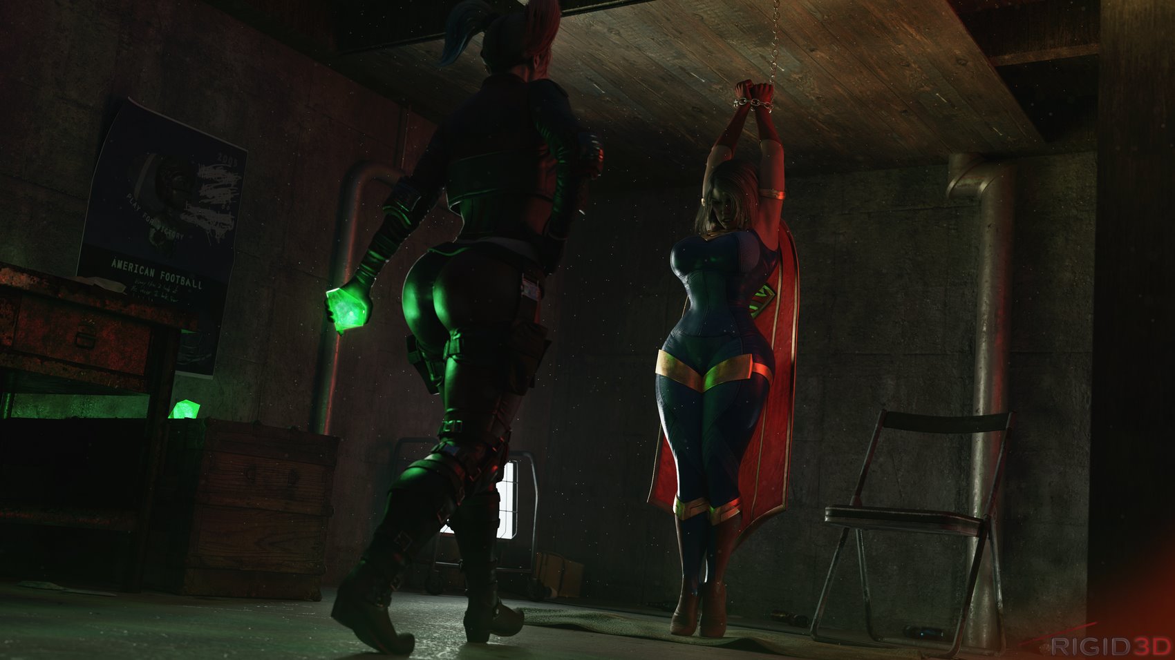 Harley x Supergirl- Rigid3D