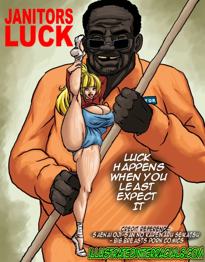 Illustrated Interracial – Janitor’s Luck