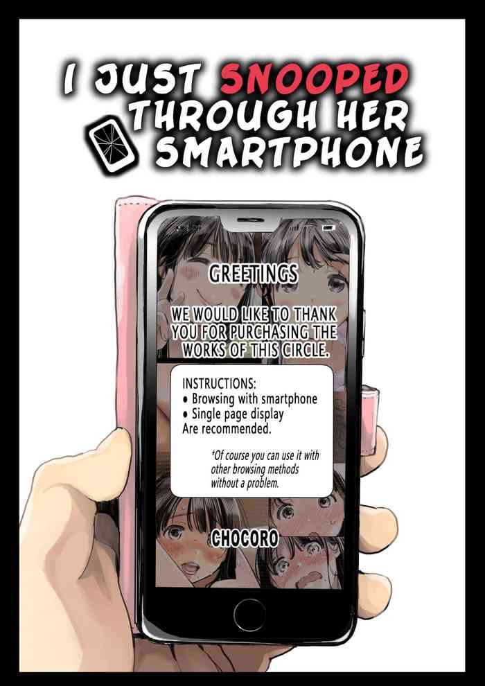 [Chocoro] Kanojo no SmaPho o Nozoita dake nano ni | I Just Snooped through Her Smartphone [English] [Decensored]