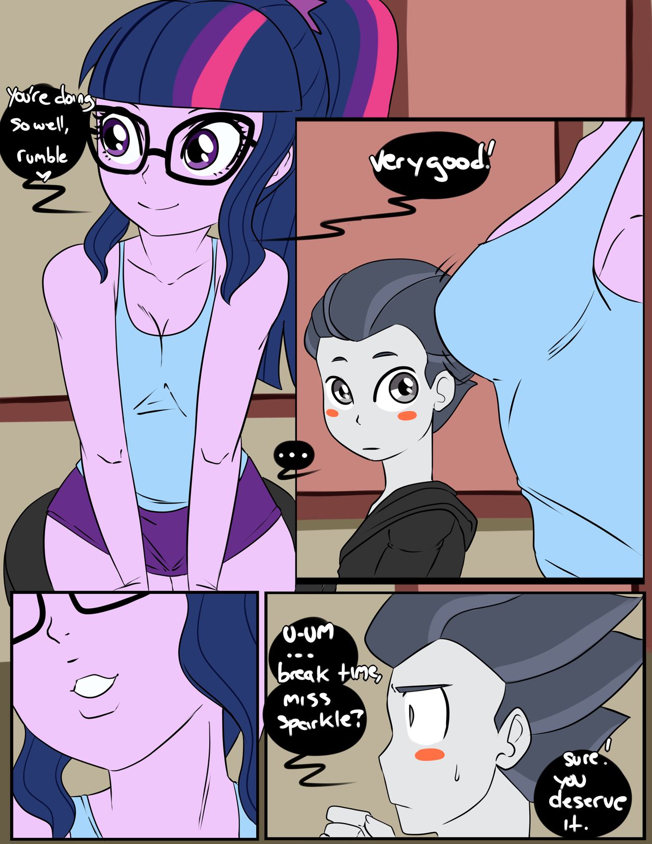 Inuyuru – Taming the Tutor [My Little Pony, Equestria Girls]