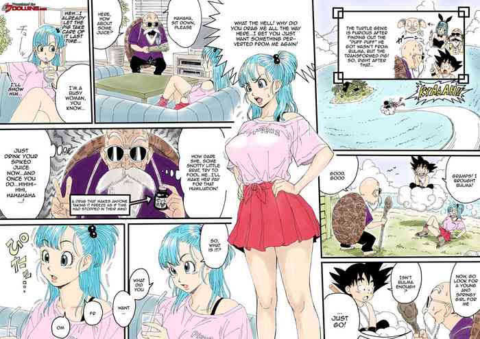 [REDLIGHT] Bulma ✕ Kame-Sennin Last | Bulma x Turtle Hermit - Last (Dragon Ball) [English] {Doujins.com}