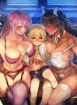 [Kanyou Shoujo (Komota)] MILK -Shota Inma ga Onee-san-tachi ni Hasamareru Banashi- | MILK -A story About An Incubus Being Fondled By Two Onee-sans- [English]