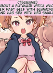 [Tsubame] A story about a futanari witch who summons her past self with summoning magic and has sex with her smaller self