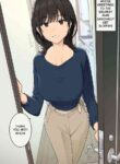 A Woman Whose Greetings to the Delivery Man Gradually Get Sloppier (+ Other Side)