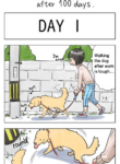 [Lithium] Plain Big-Breasted Glasses-Chan who has sex with her dog after 100 days