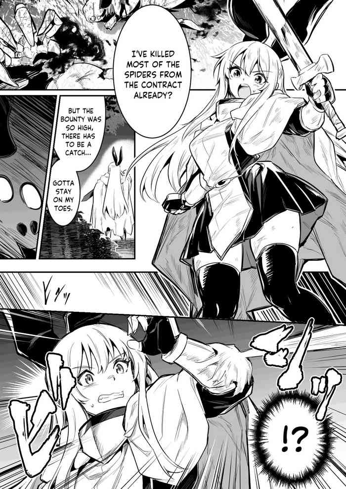 [Lefthand] Kumo-gata no Mamono no Toubatsu ni Kite Gyaku ni Osowarechau Boukensha-chan [English]