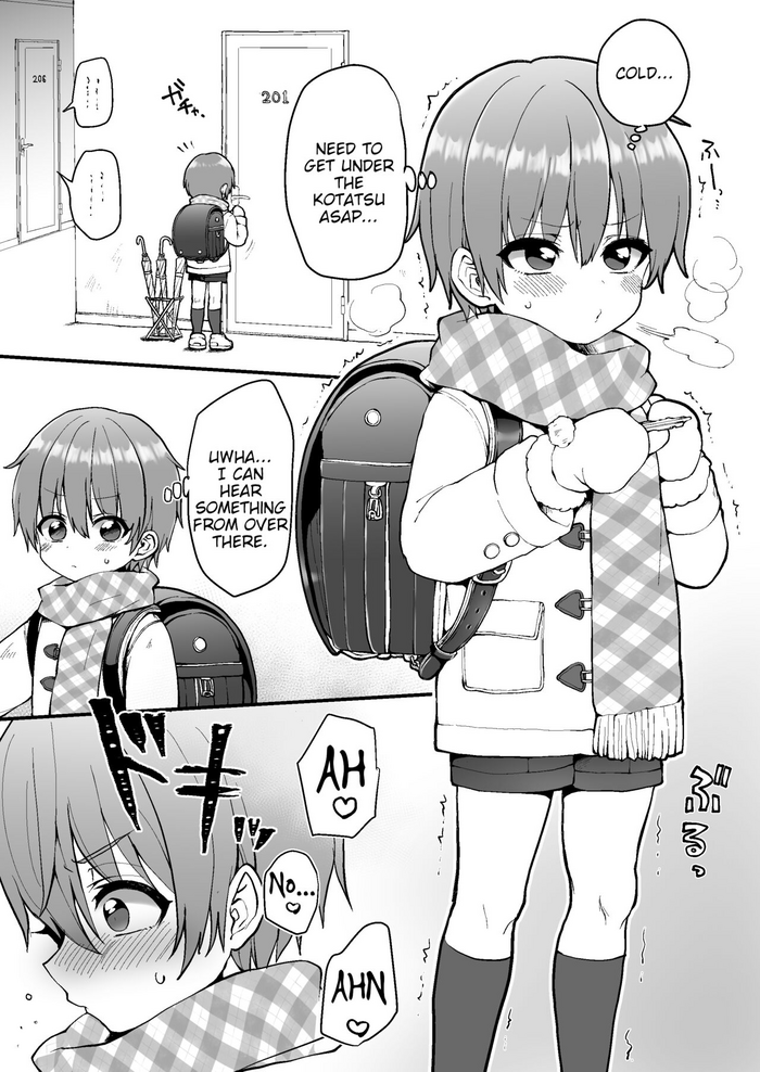 [Koneko Gumi (Poron)] Koemore Kikinagara Kasa de Koshi Furi Onanie (Neko-chan Manma) [English]