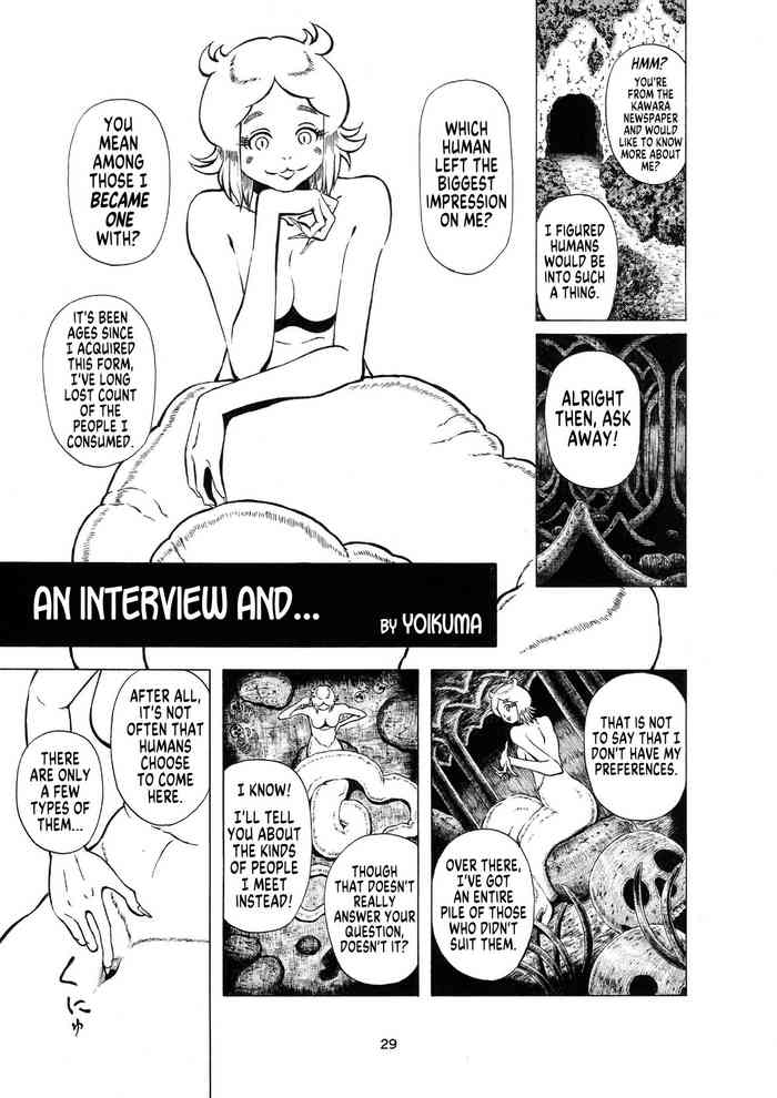 [Kasetsu Shirokuma Kakko Yoi (Yoikuma)] An Interview and... (Vore Lami ~Lamia OC Vore Collaboration Magazine~) [English] [MegaFagget]