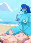 Beach Buddies with Lapis (Steven Universe) [Hermit Moth]