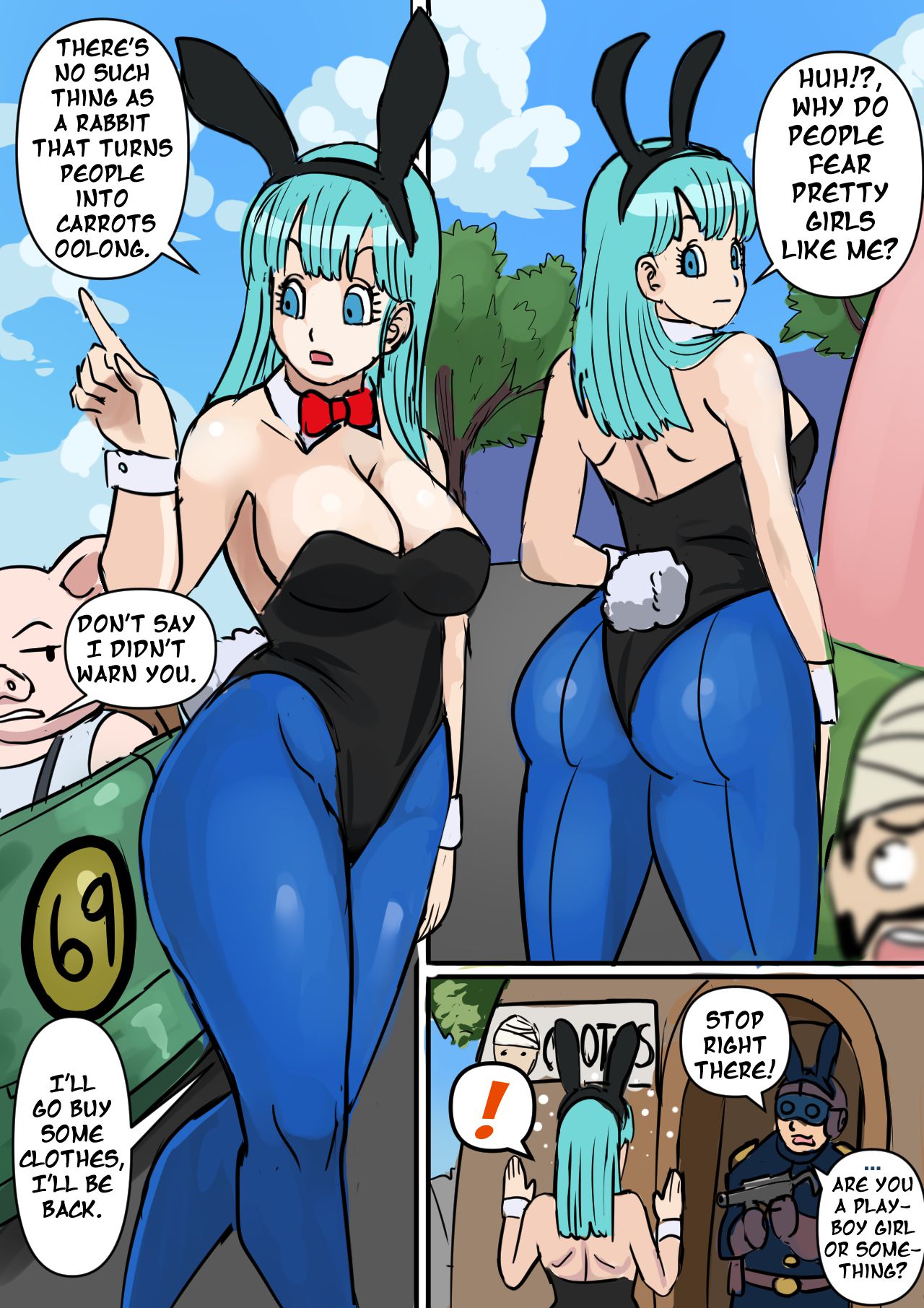Bulma Short Comic (Dragon Ball) [Pink Pawg]