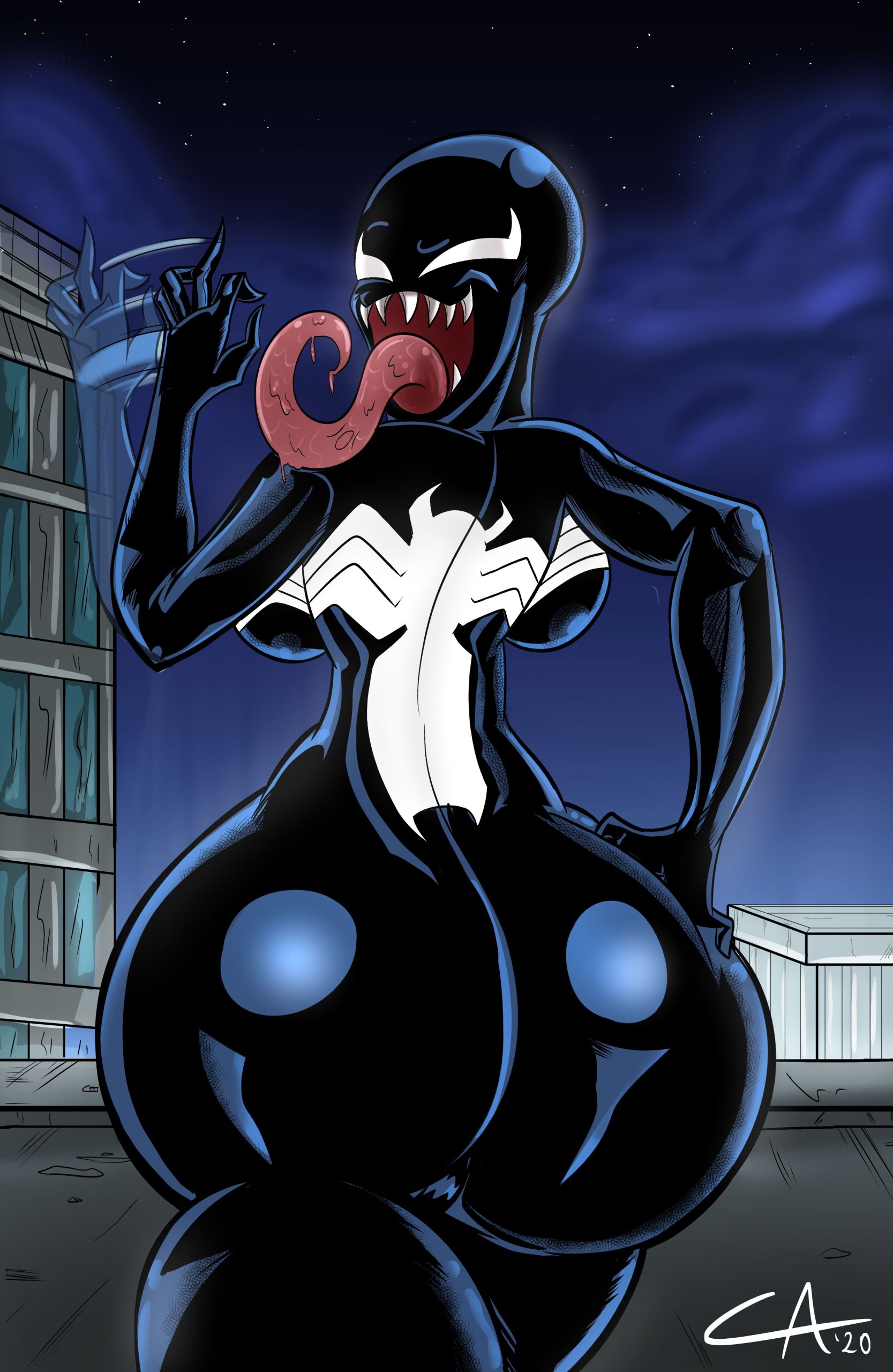Extra Thicc Venom (Spider-Man) [Ameizing Lewds]