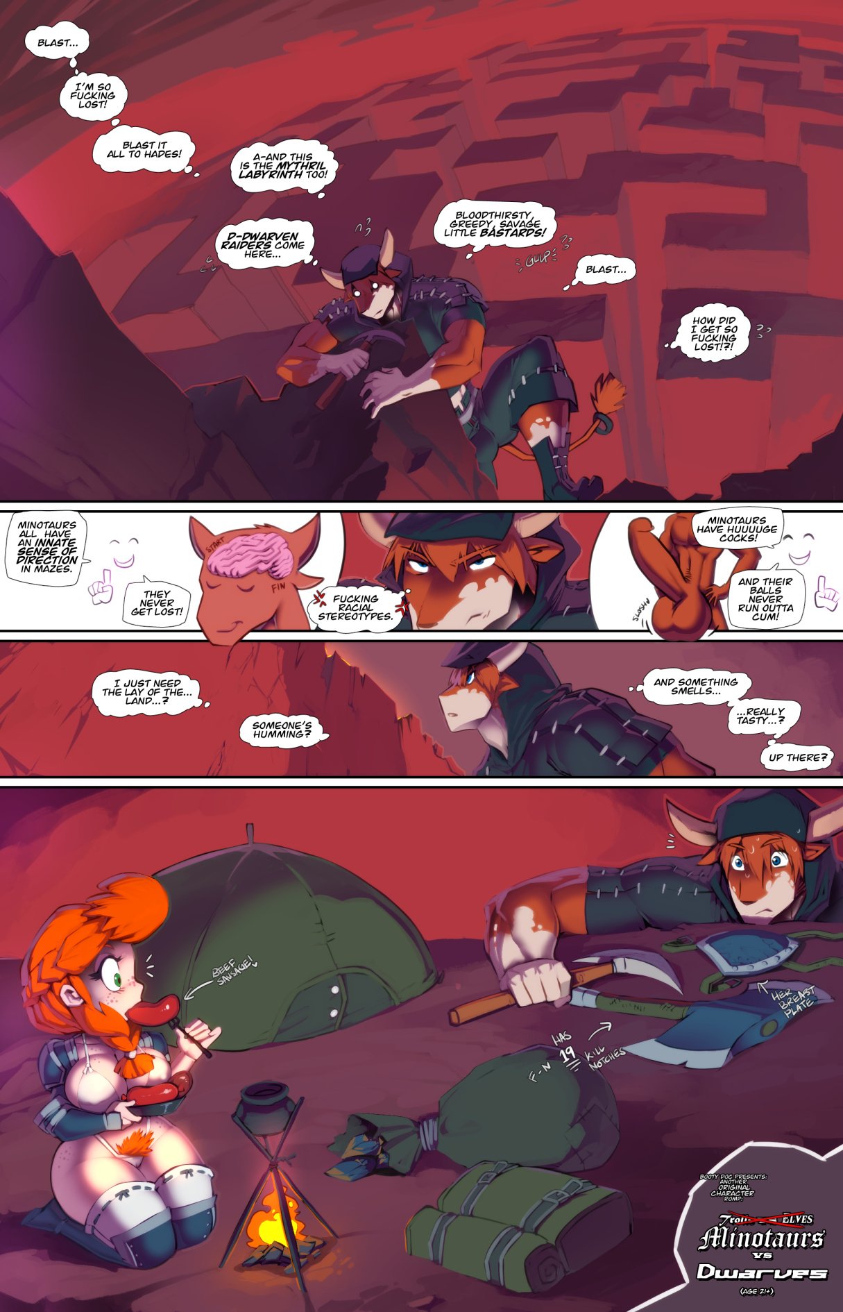 Minotaurs VS Dwarves [Fred Perry]