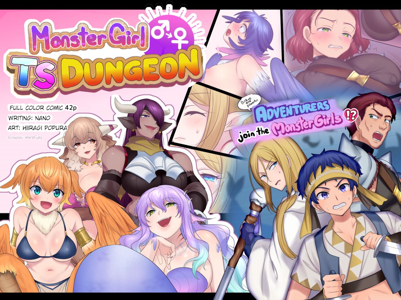 Monster Girl TS Dungeon [Hiiragi Popura, Nano]