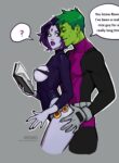 Raven and Beast Boy (Teen Titans) [Olena Minko]