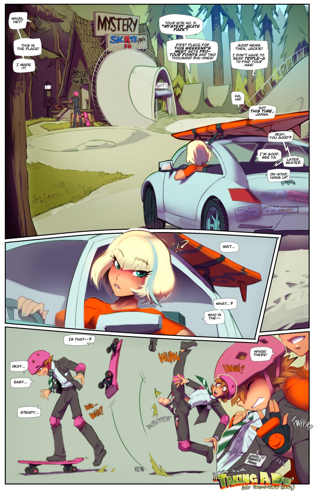 Taking A Dip (Gravity Falls) [Fred Perry]