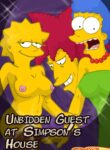 Unbidden Guest At Simpson’s House (The Simpsons) [Comics-Toons]