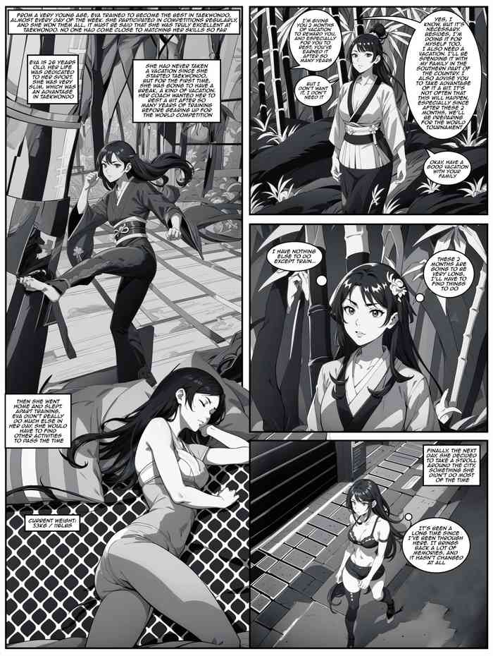 [meltedcaramelheaven] DeviantArt - Eva weight gain comic - [Ongoing]