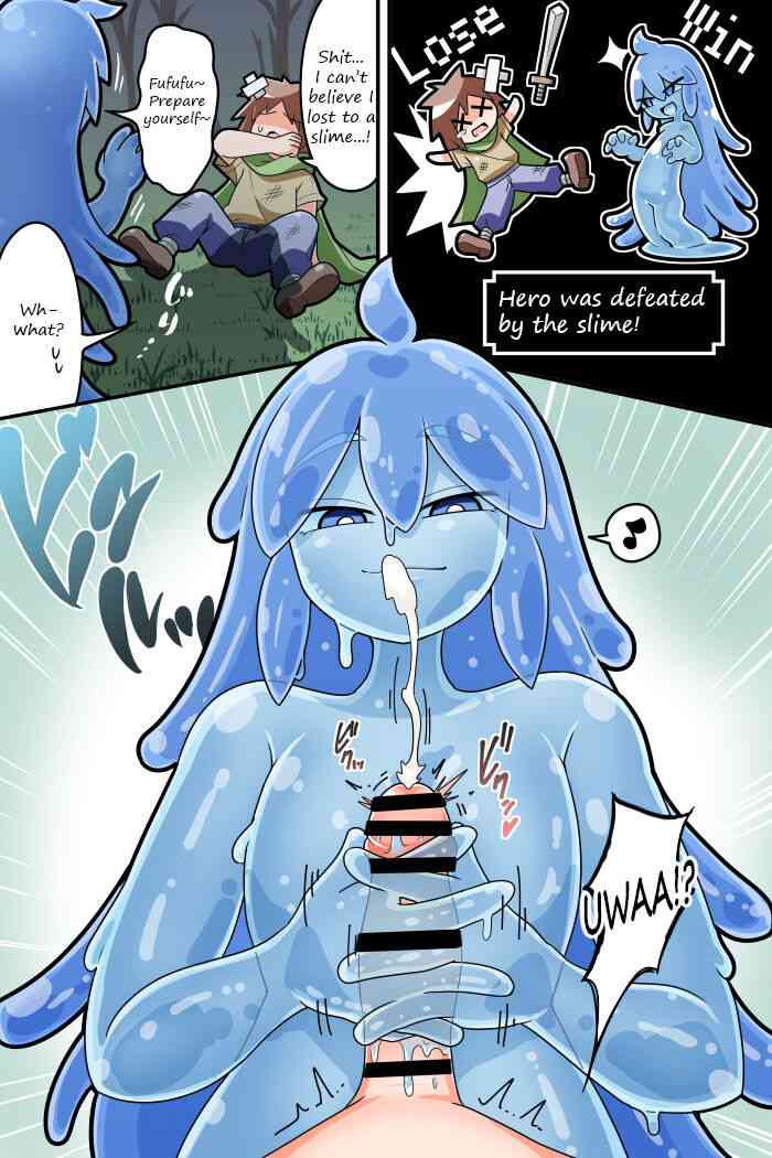 [Dakkoku jirou] A manga about losing to a sperm extracting slime's paizuri