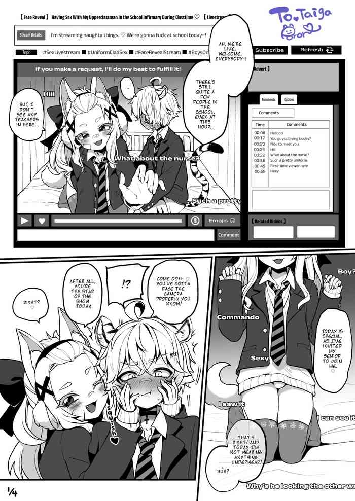 [Koneko Gumi (Poron)] Having Sex With My Upperclassman in the School Infirmary During Classtime ♡