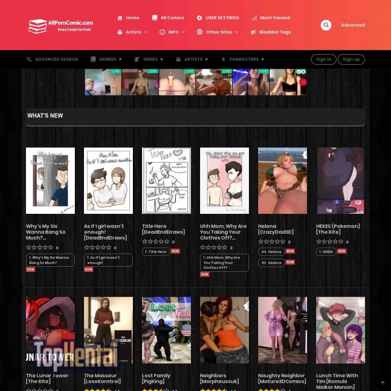 All Porn Comic