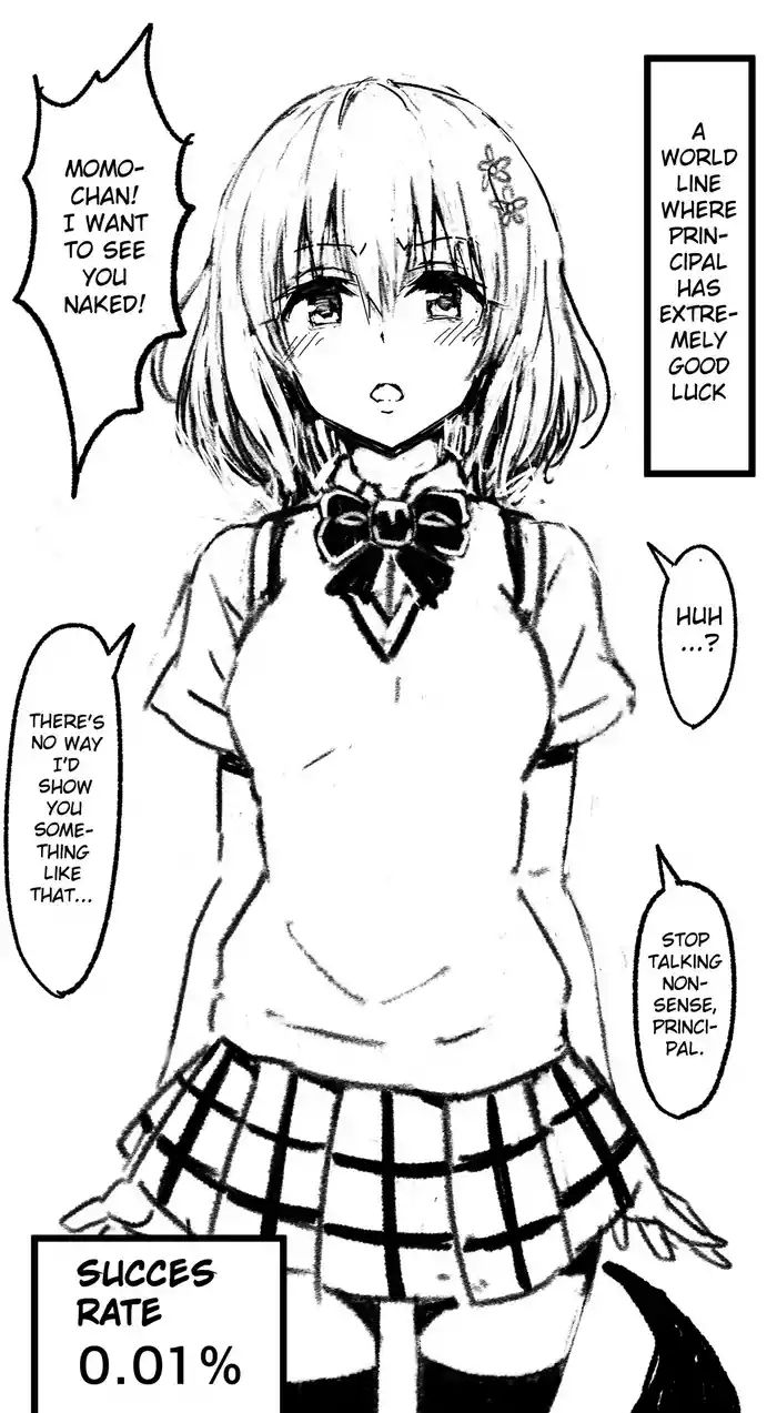 [Fuchitoro] A world line where Principal has extremely good luck (Momo-chan) (To Love-Ru) [English] [Gagak_Ireng] (rewrite)