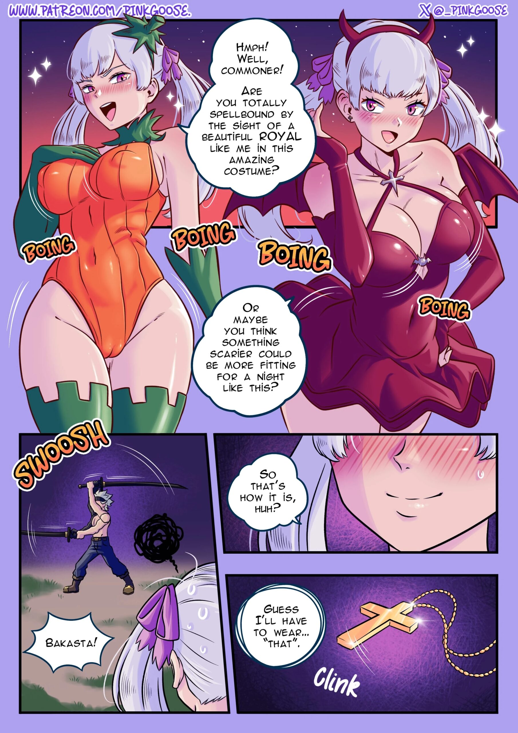 Noelle x Asta x Nero comic (Black Clover) [PinkGoose]