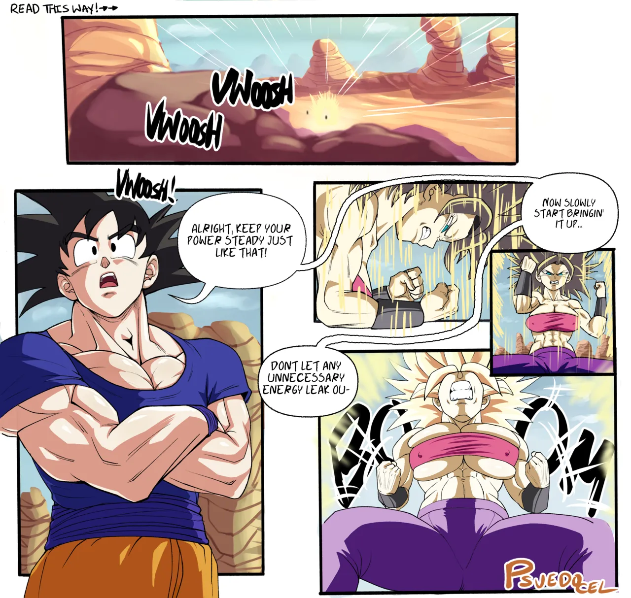Caulifla's Ki Malfunction (Dragon Ball Super) [Pseudocel]