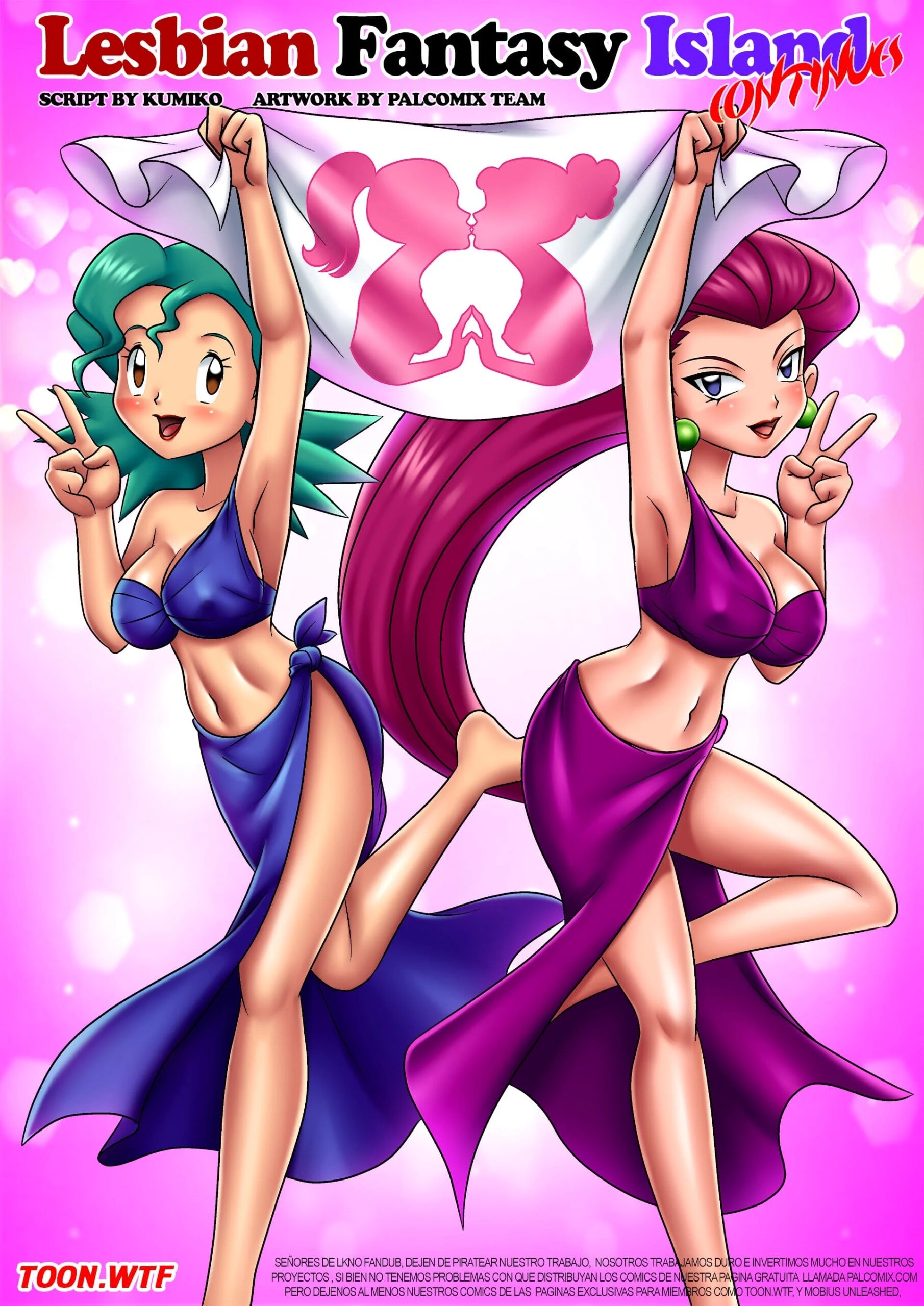 Lesbian Fantasy Island (Digimon , Pokemon) [Palcomix]