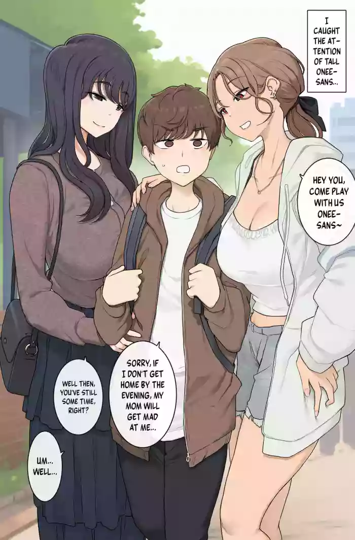 Sex Where I'm Sandwiched Between Tall, Busty Onee-sans and Unable to Escape (Wakamatsu)