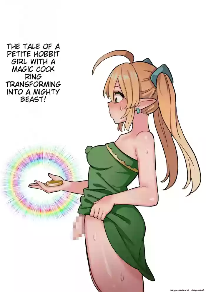 [Hotaru] [English] [Machine TL] Tanshou Houkei Futanari Hobbit Shoujo ga Mahou no Yubiwa de Kyokon Seiyoku Monster ni naru Hanashi 1-3