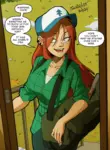 Wendy’s Visit (Gravity Falls) [Swain Art]