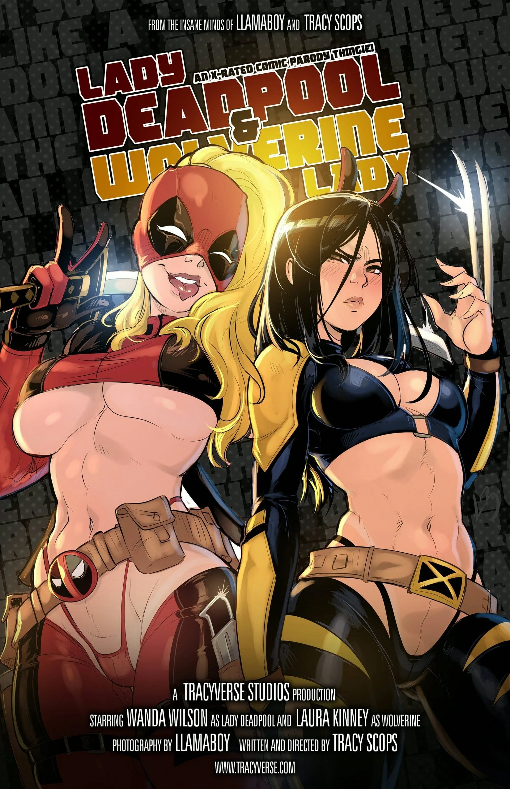 Lady Deadpool and Wolverine Lady [Tracy Scops]