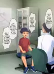 [Hachitarou] [skeb] Nyotaika Kyuuseichou Shoukougun ni Kakacchatta Ko | A Boy Got Infected with Feminization Age Progression Syndrome