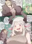 [imaat] A vore cartoon about being swallowed whole by a confused fellow giant girl [English/Japanese]