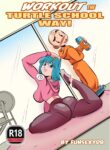 Workout the Turtle School Way! (Dragon Ball Z) [FunsexyDB]