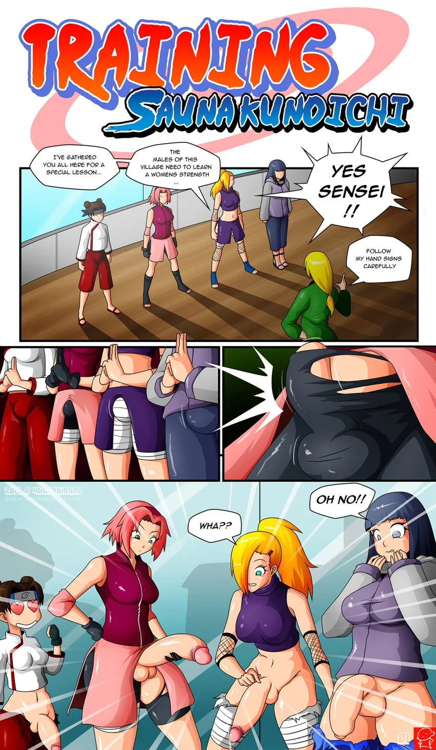 Training Sauna Kunoichi (Naruto) [WitchKing00]