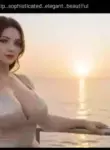 AI Generated, Stranded on Beach with arrogant girl, ENGLISH