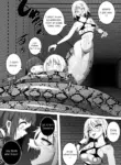 カイガ【kaiga】 - Lamia swallowed more than her limit and her stomach is about to burst (8p) ENG ver