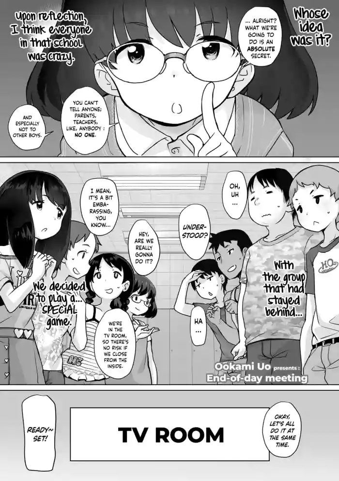 [Ookami Uo] Kaeri no Kai | End-of-day Meeting (Tsuiseki! Oya mo Shiranai Shoujo-tachi no Houkago Oshigoto Taiken) [English] [JnTo] [Digital] [Decensored]