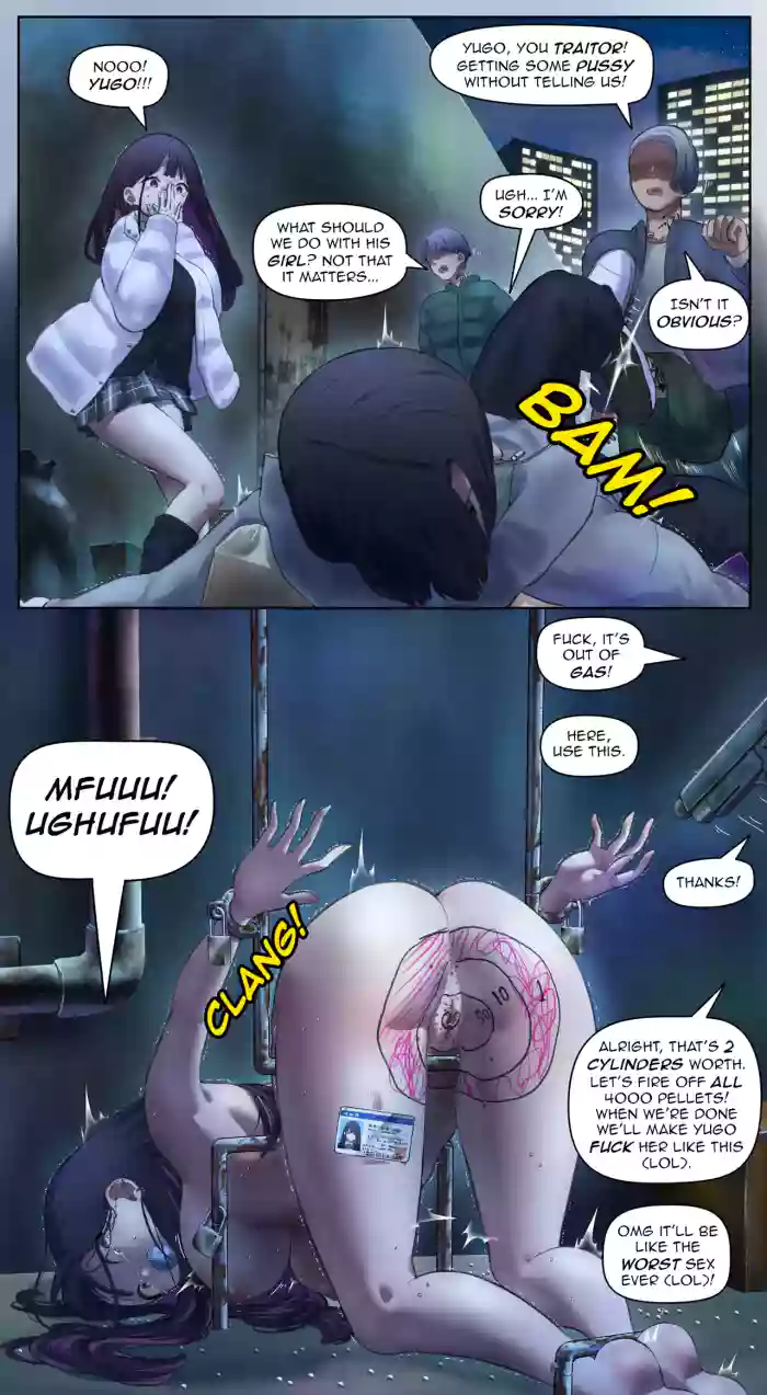 The girl who was dating the semi-gang boyfriend